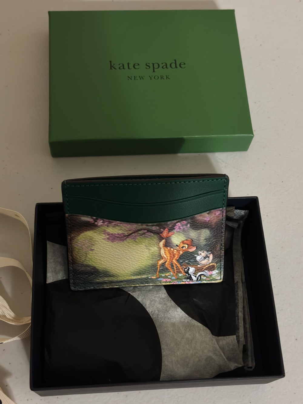 Kate Spade X Disney Bambi Limited Edition RARE Card Holder Card Case K8797 NWT